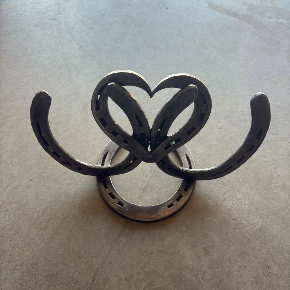 Handmade Horseshoe Heart